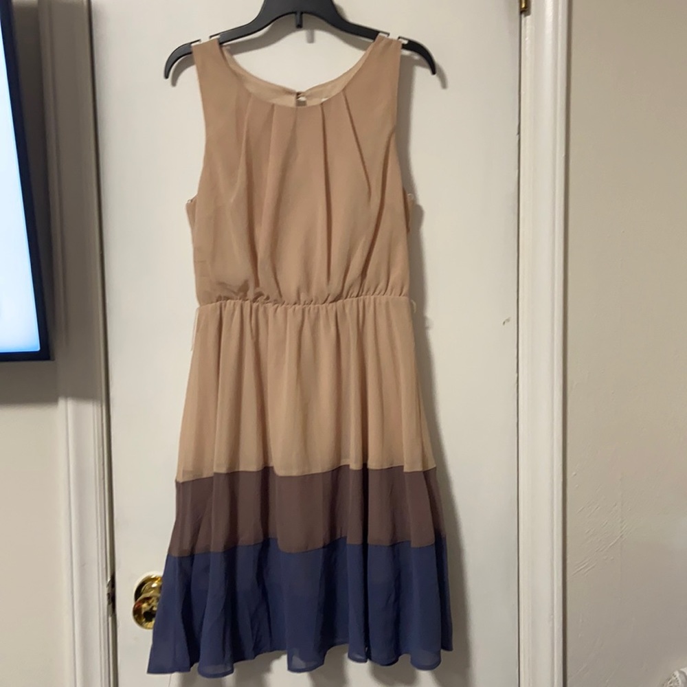 Tan dress size S